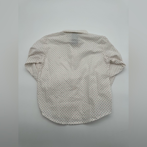 NAUTICA Kid’s Button Down Collared Dress Shirt Sz 4 Regular NWT White Design - Picture 10 of 10